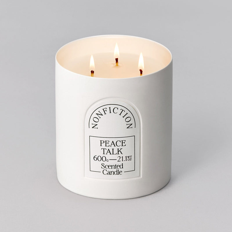 NONFICTION Candle 600G PEACE TALK Large Scented Candle